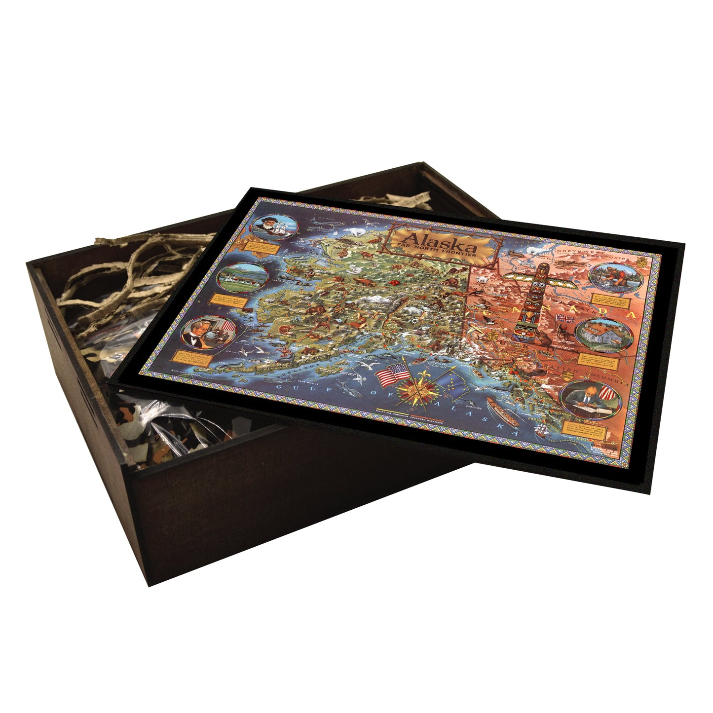 Alaska Wooden Jigsaw Puzzle | Explore Arctic Landscapes | Far North Frontier