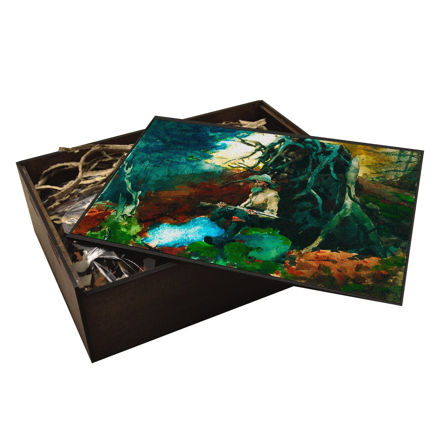 Campfire Adirondacks Wooden Puzzle | Winslow Homer | Fine Art Jigsaw Puzzle