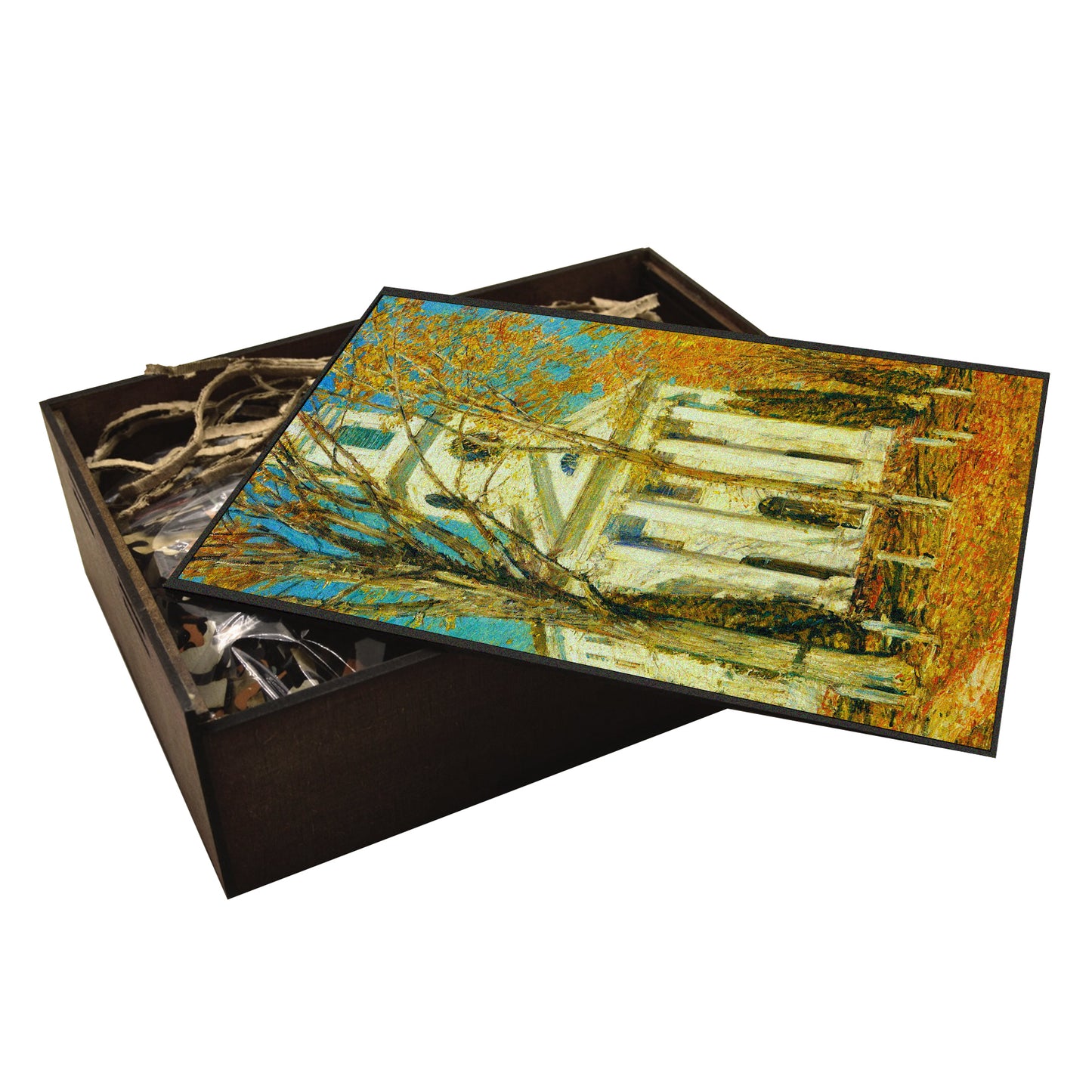 Church at Old Lyme Wooden Puzzle | Childe Hassam | Fine Art Jigsaw Puzzle