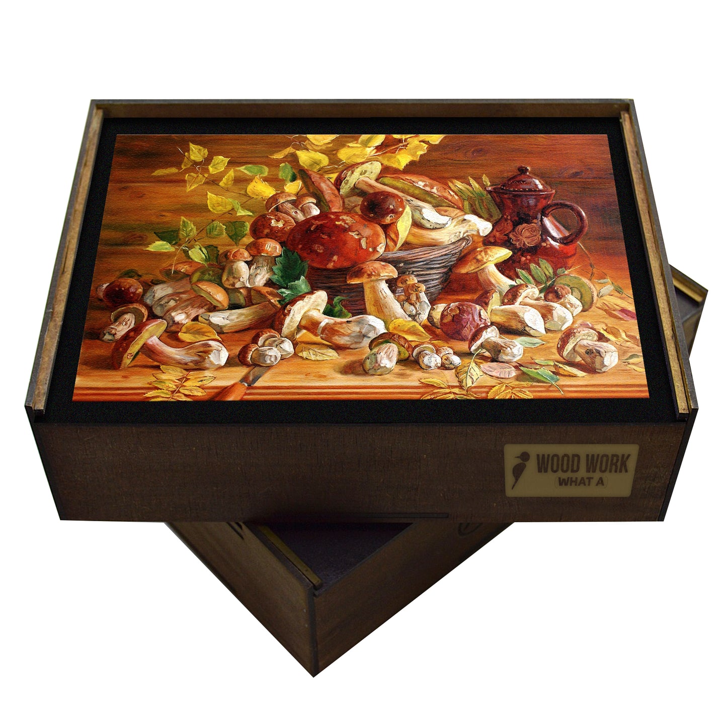 Mushroom Wooden Puzzle | Forest Love | Fine Art Jigsaw Puzzle