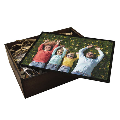 Custom Wooden Jigsaw Puzzle – Up to 1000 Pieces | Personalized Gift