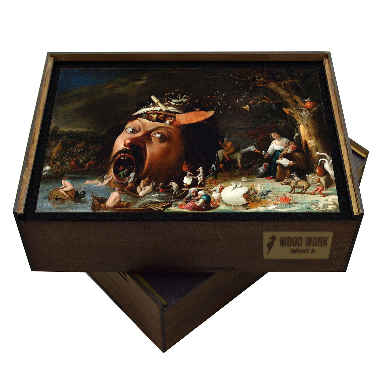 Temptation of Saint Anthony by Joos Van Craesbeeck | Wooden Puzzle | Adult Jigsaw