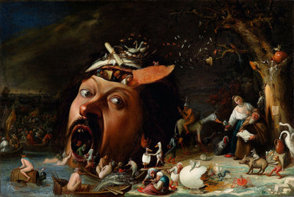 Temptation of Saint Anthony by Joos Van Craesbeeck | Wooden Puzzle | Adult Jigsaw