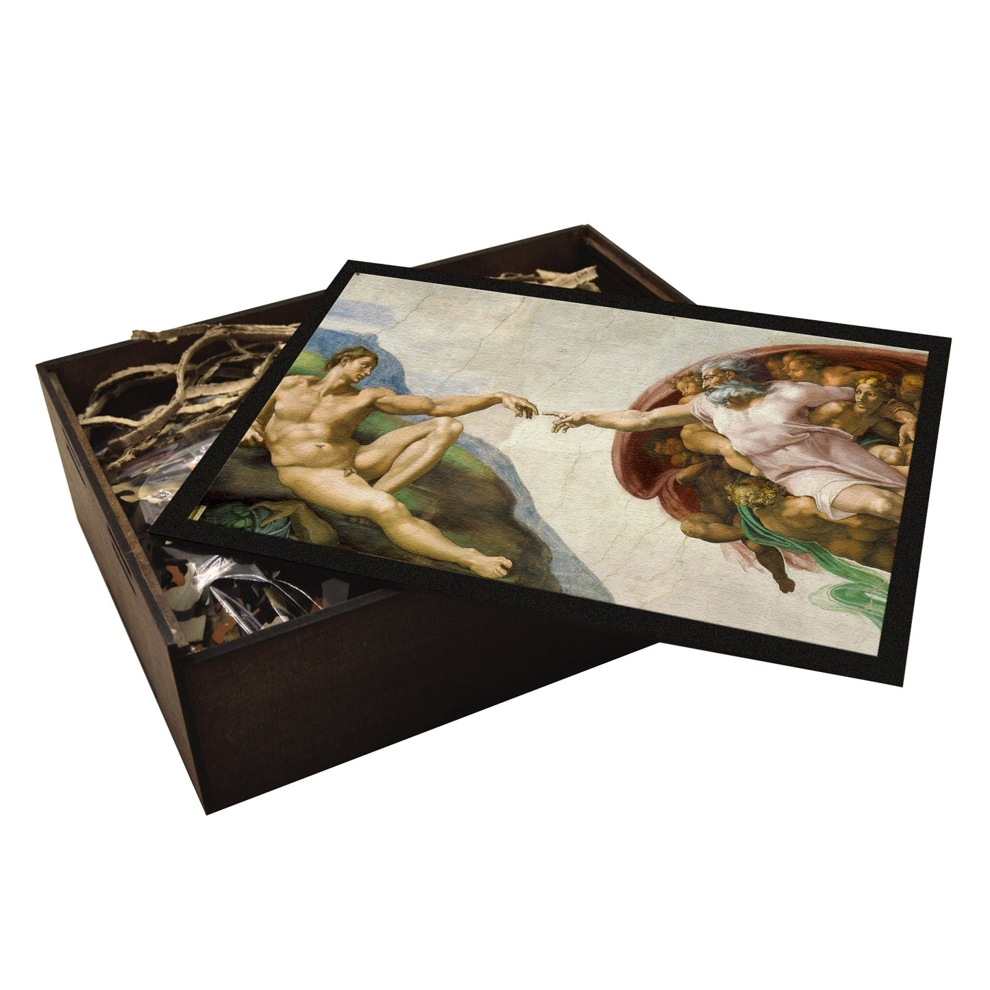 Creation of Adam Wooden Puzzle | Michaelangelo | Fine Art Jigsaw Puzzle