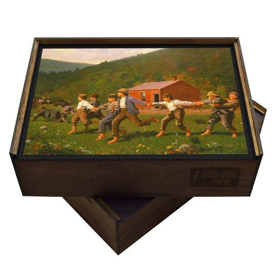 Snap the Whip Wooden Puzzle | Winslow Homer | Fine Art Jigsaw