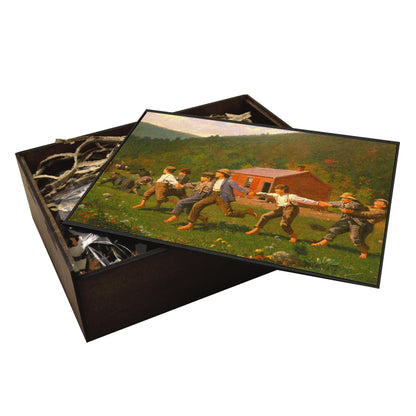 Snap the Whip Wooden Puzzle | Winslow Homer | Fine Art Jigsaw