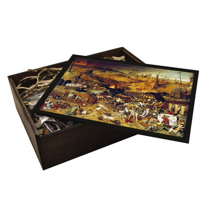 The Triumph of Death by Pieter Bruegel the Elder Wooden Puzzle | Jigsaw Puzzle For Adults | Fine Art Jigsaw Puzzle