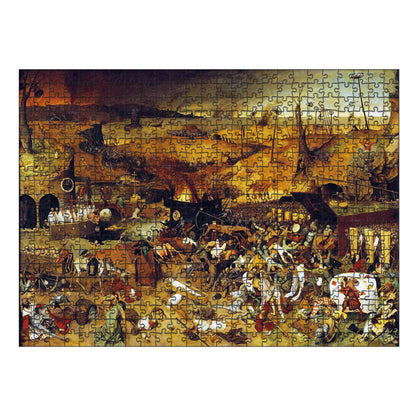 The Triumph of Death by Pieter Bruegel the Elder Wooden Puzzle | Jigsaw Puzzle For Adults | Fine Art Jigsaw Puzzle