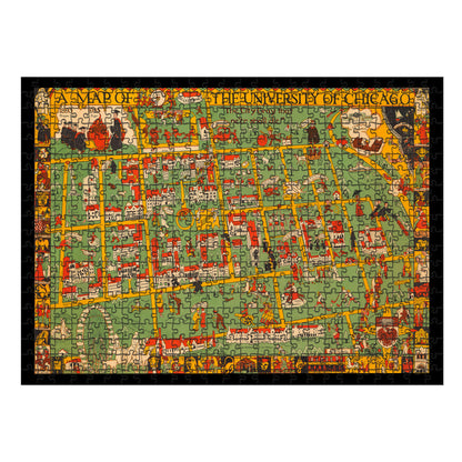 University of Chicago Wooden Puzzle | Adult Jigsaw Puzzle | CHICAGO | WHIMSICAL