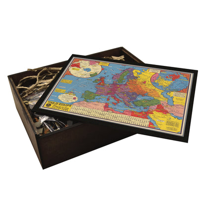 WORLD WAR Map Wooden Puzzle | WW2 | Wooden Jigsaws for Veterans