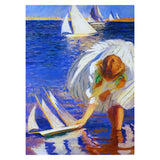 Child with Boat Wooden Puzzle | Edmund Charles Tarbell | Fine Art Jigsaw