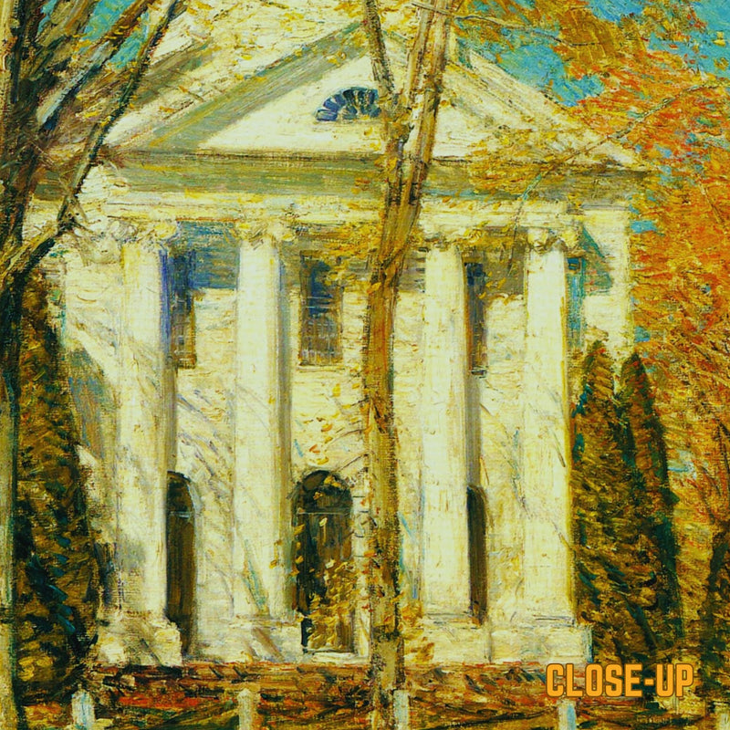Church at Old Lyme Wooden Puzzle | Childe Hassam | Fine Art Jigsaw Puzzle