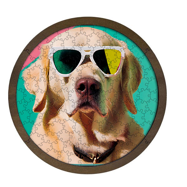 DOG | Trayzzle 12" | Wooden Jigsaw Puzzle | Tray and Home Decor Piece