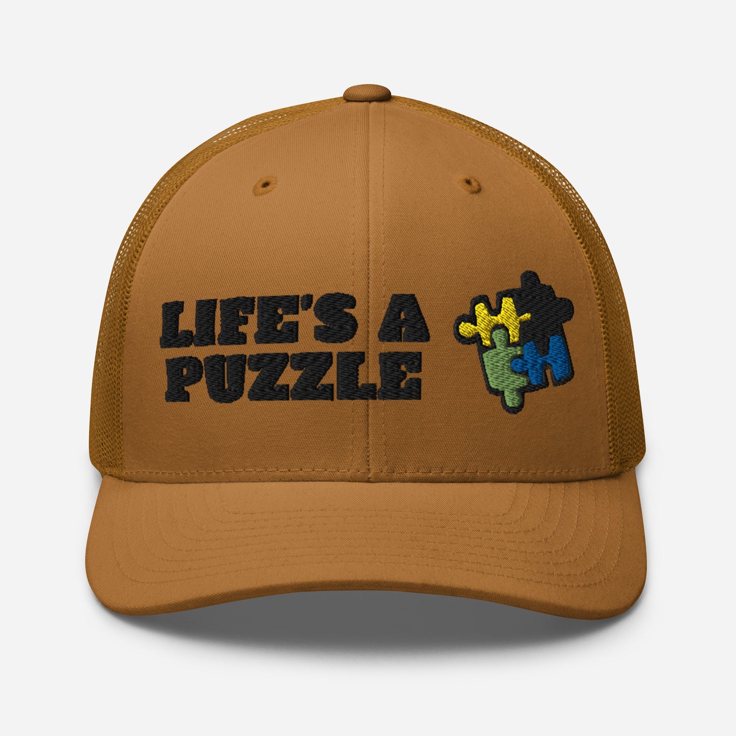 Trucker Hat | Mesh | Life's a puzzle | Many colors!