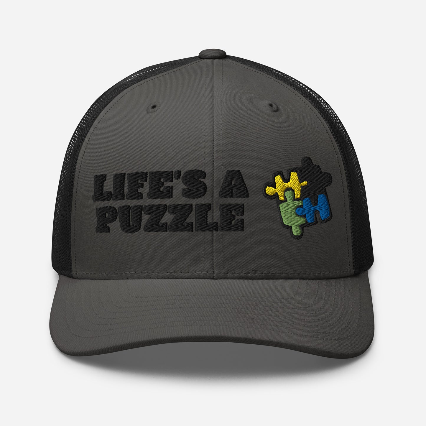 Trucker Hat | Mesh | Life's a puzzle | Many colors!