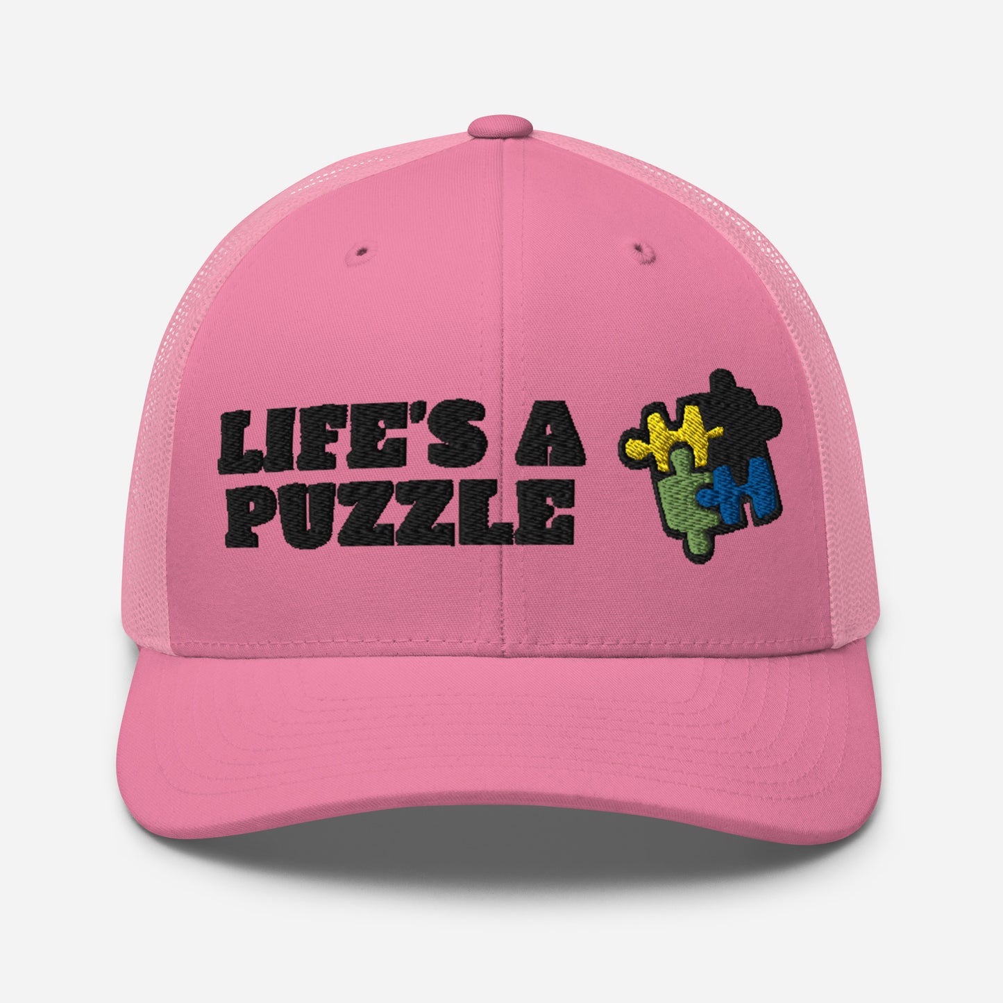 Trucker Hat | Mesh | Life's a puzzle | Many colors!