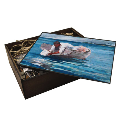 The Water Fan Wooden Puzzle | Winslow Homer | Fine Art Jigsaw Puzzle