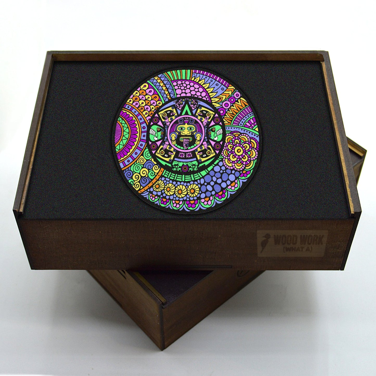 AZTEC Mandala Wooden Puzzle