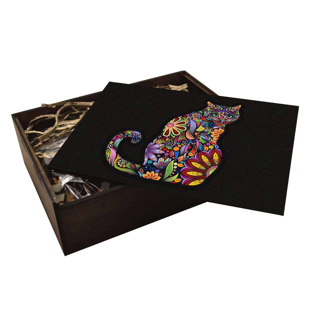 Animal Totem Wooden Puzzle "CAT" | Whimsies edition