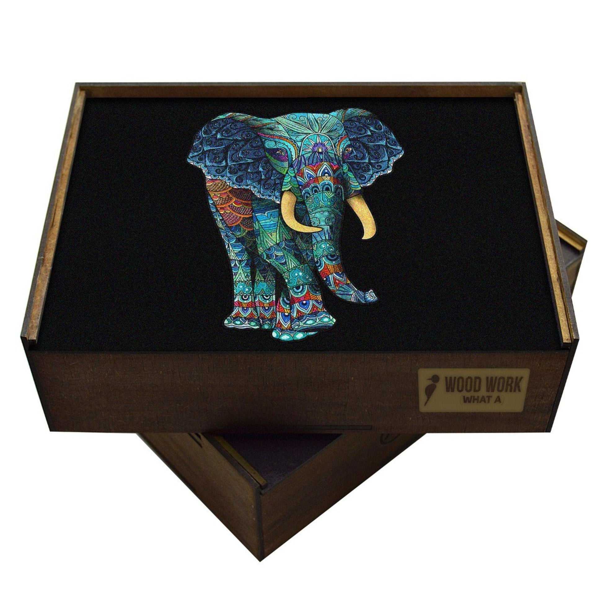 Animal Totem Wooden Puzzle "ELEPHANT" | Whimsies edition