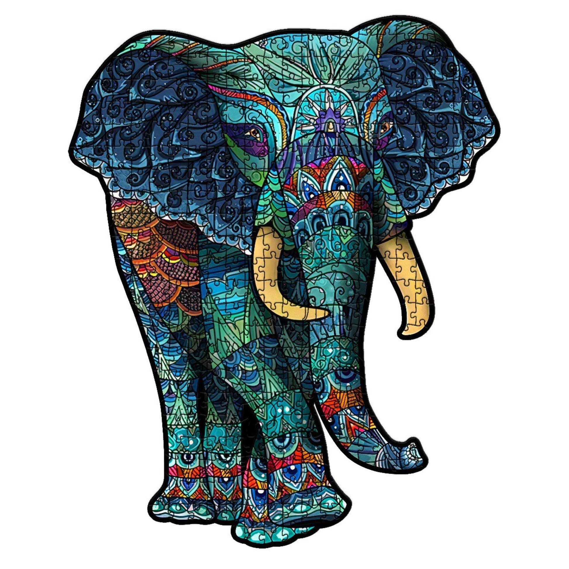 Animal Totem Wooden Puzzle "ELEPHANT" | Whimsies edition