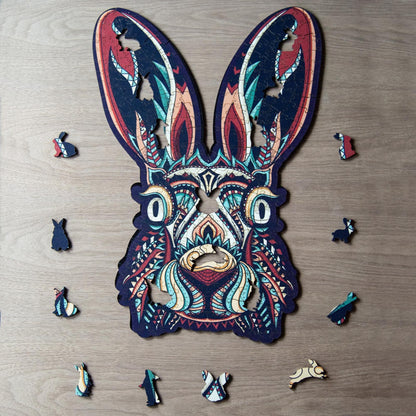 Animal Totem Wooden Puzzle "HARE" | Whimsies edition