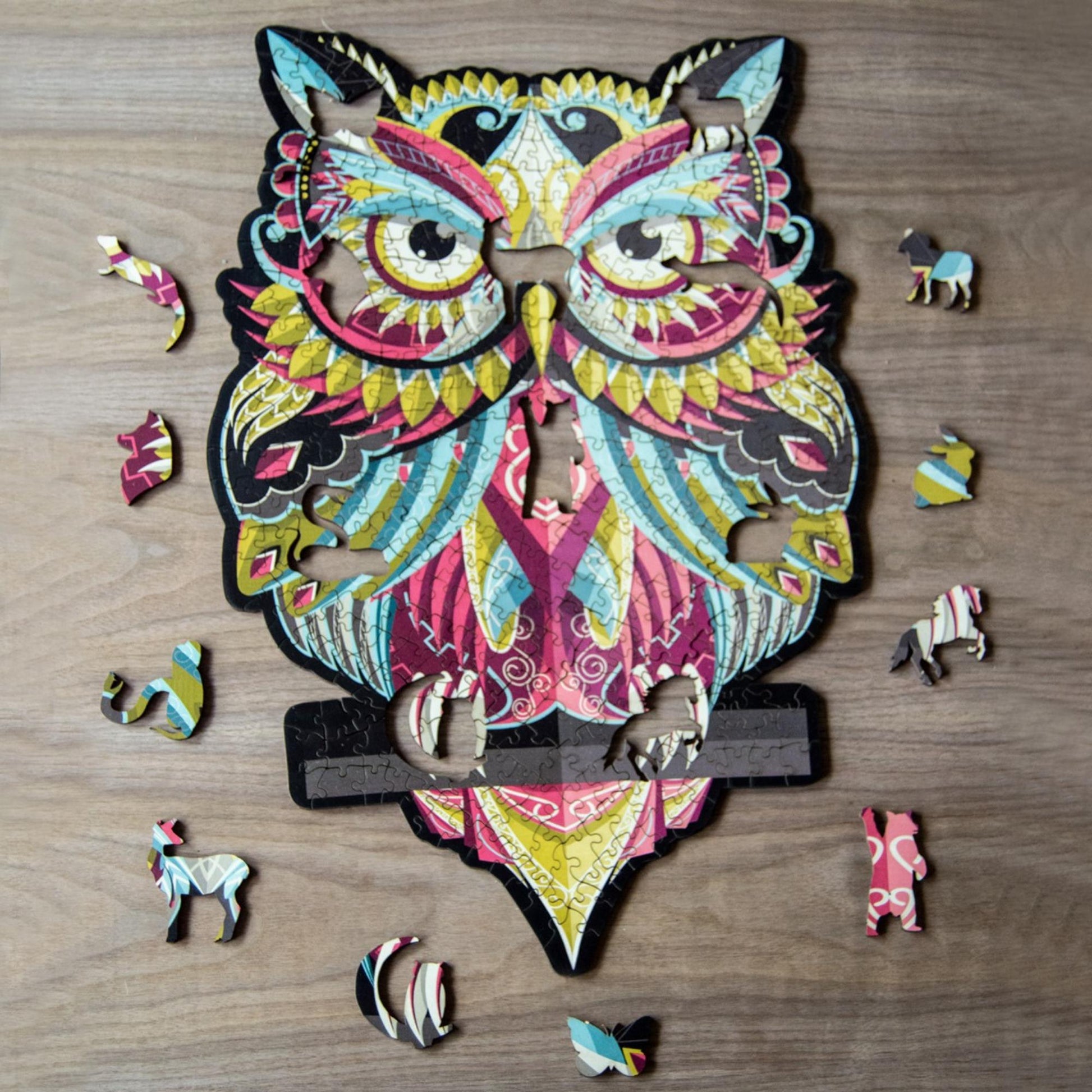 Animal Totem Wooden Puzzle "OWL" | Whimsies edition