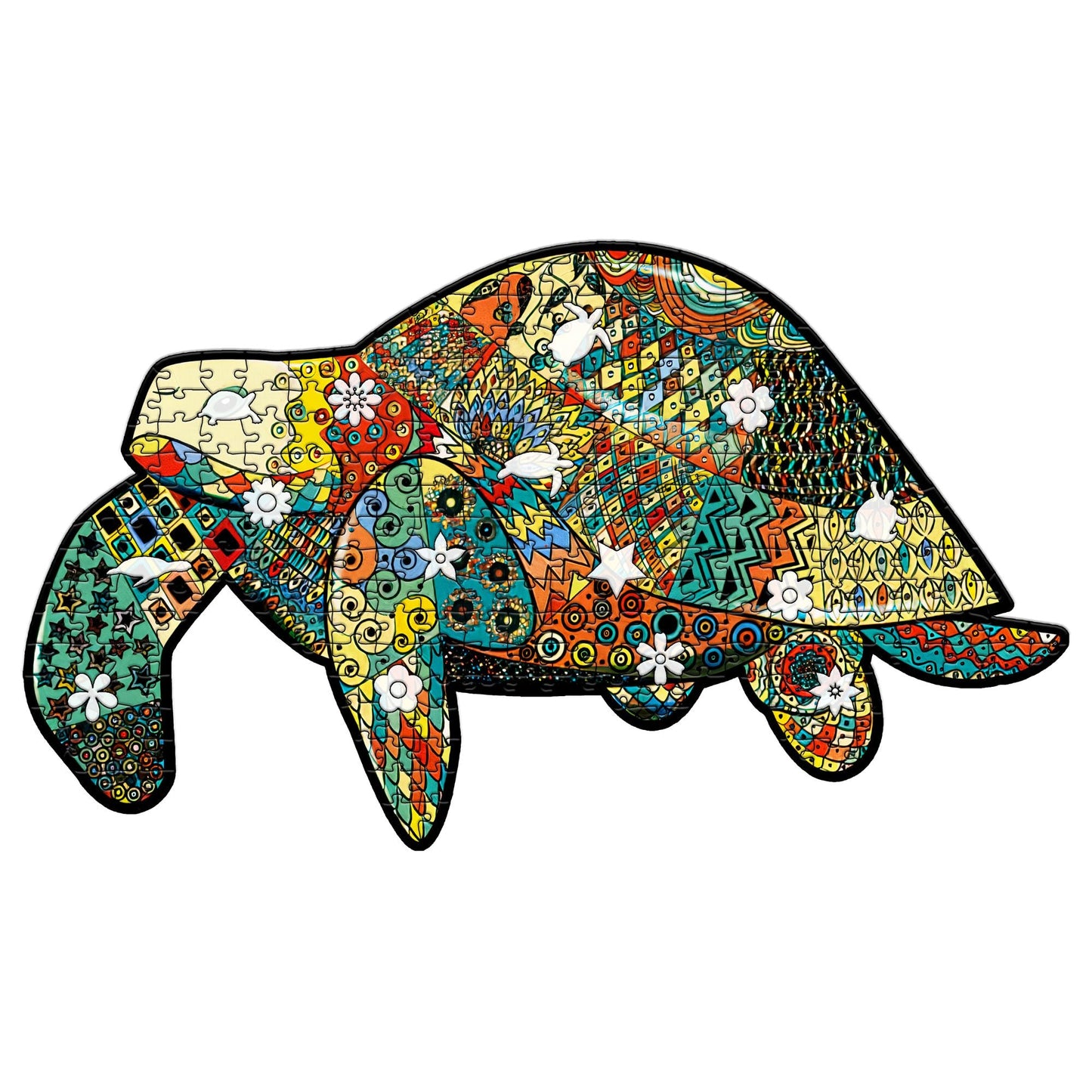 Animal Totem Wooden Puzzle "TURTLE" | Whimsies edition