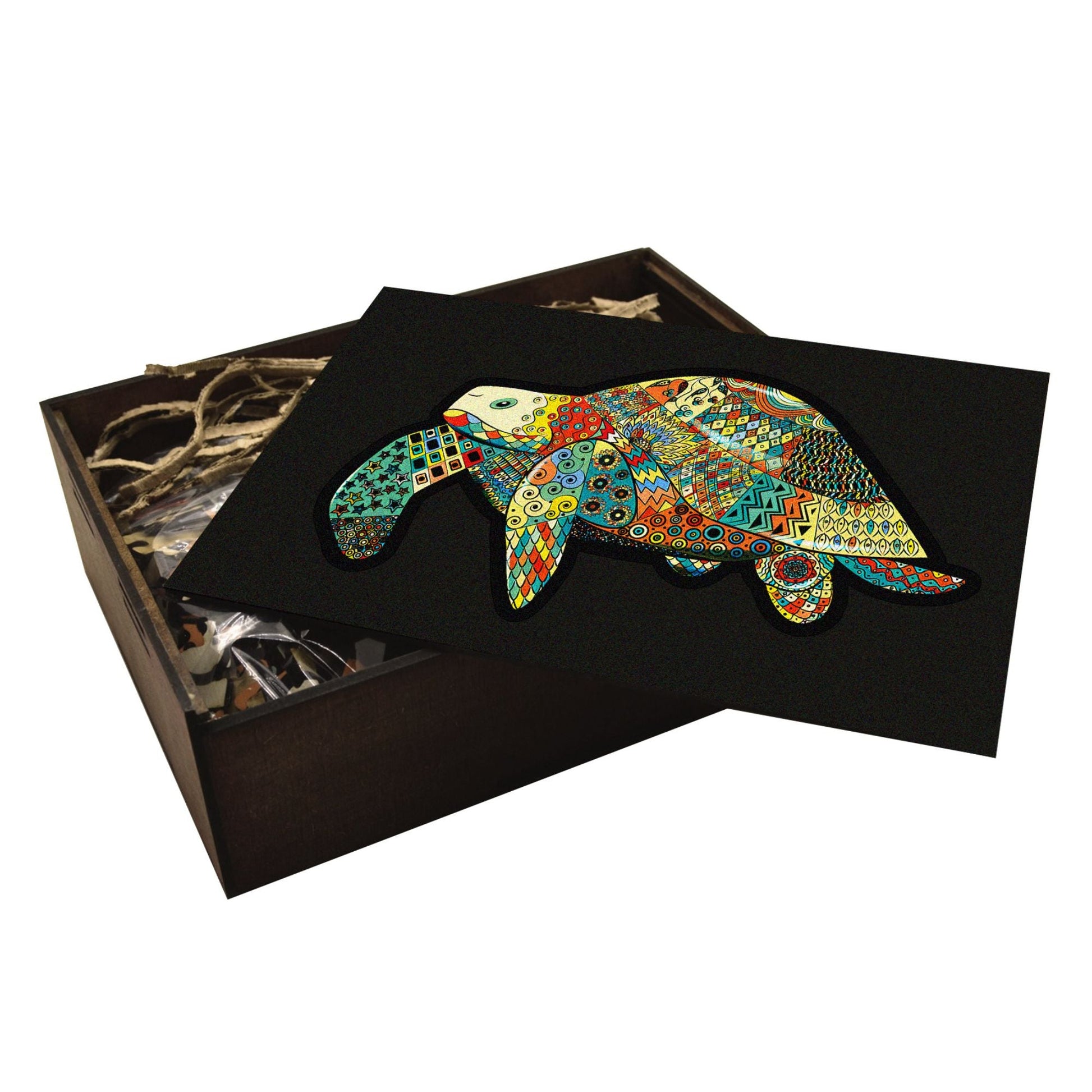 Animal Totem Wooden Puzzle "TURTLE" | Whimsies edition