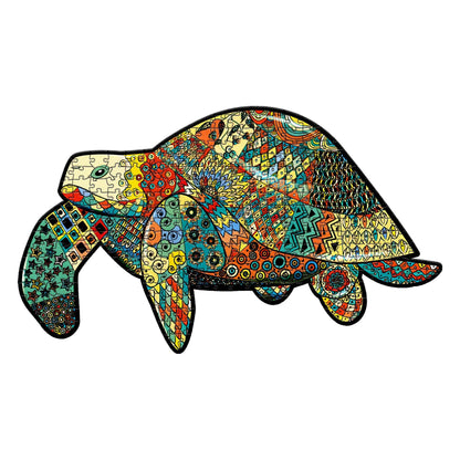 Animal Totem Wooden Puzzle "TURTLE" | Whimsies edition