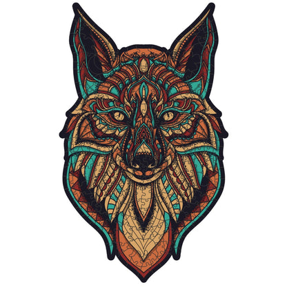 Animal Totem Wooden Puzzle "WOLF" | Whimsies edition