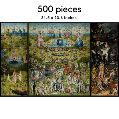 Garden of Earthly Delights Wooden Puzzle