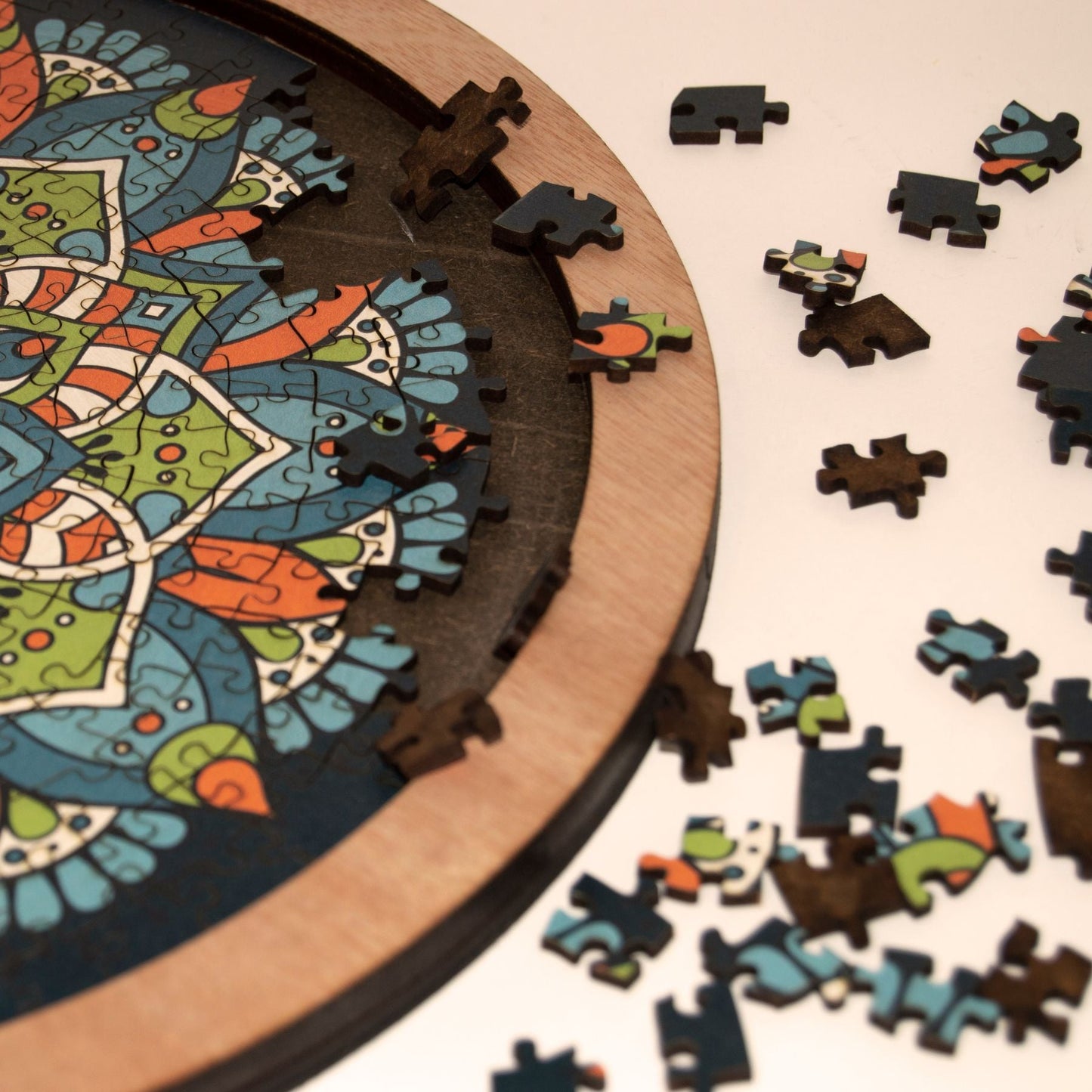 MINI Wooden Puzzle + jigsaw puzzle board | FALL