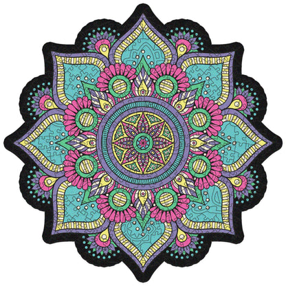 Mandala Wooden Puzzle "BREATH" | Whimsies edition | Adult Jigsaw Puzzle | 23 inches