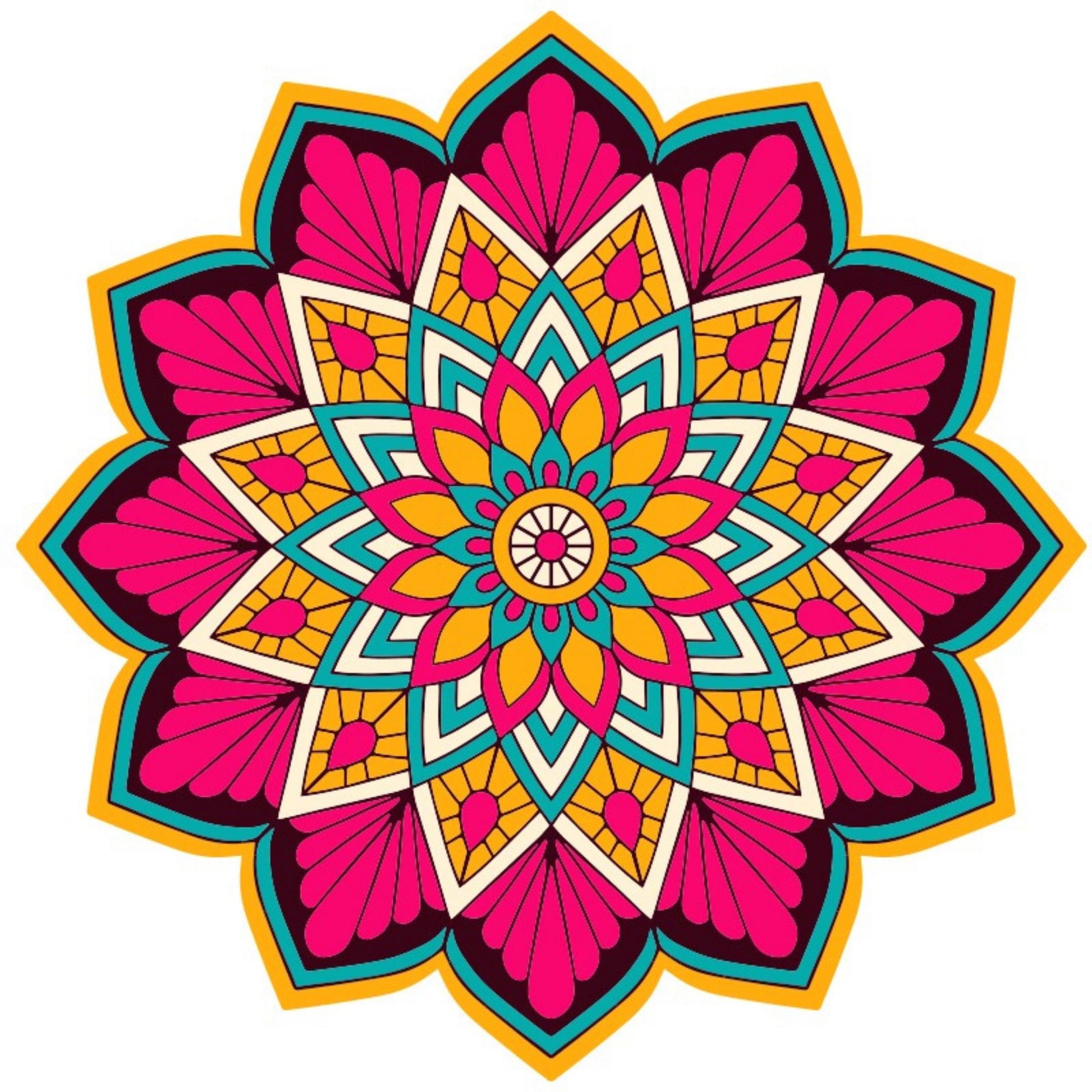 Mandala Wooden Puzzle "FLORA" | Whimsies edition | Adult Jigsaw Puzzle | up to 31 inches