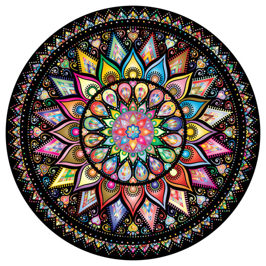 Mandala Wooden Puzzle "MATRYOSHKA" | Whimsies edition | Adult Jigsaw Puzzle | up to 31 inches