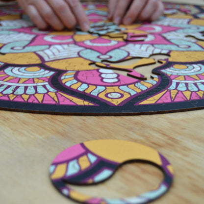 Mandala Wooden Puzzle "RELAX" *Whimsies edition