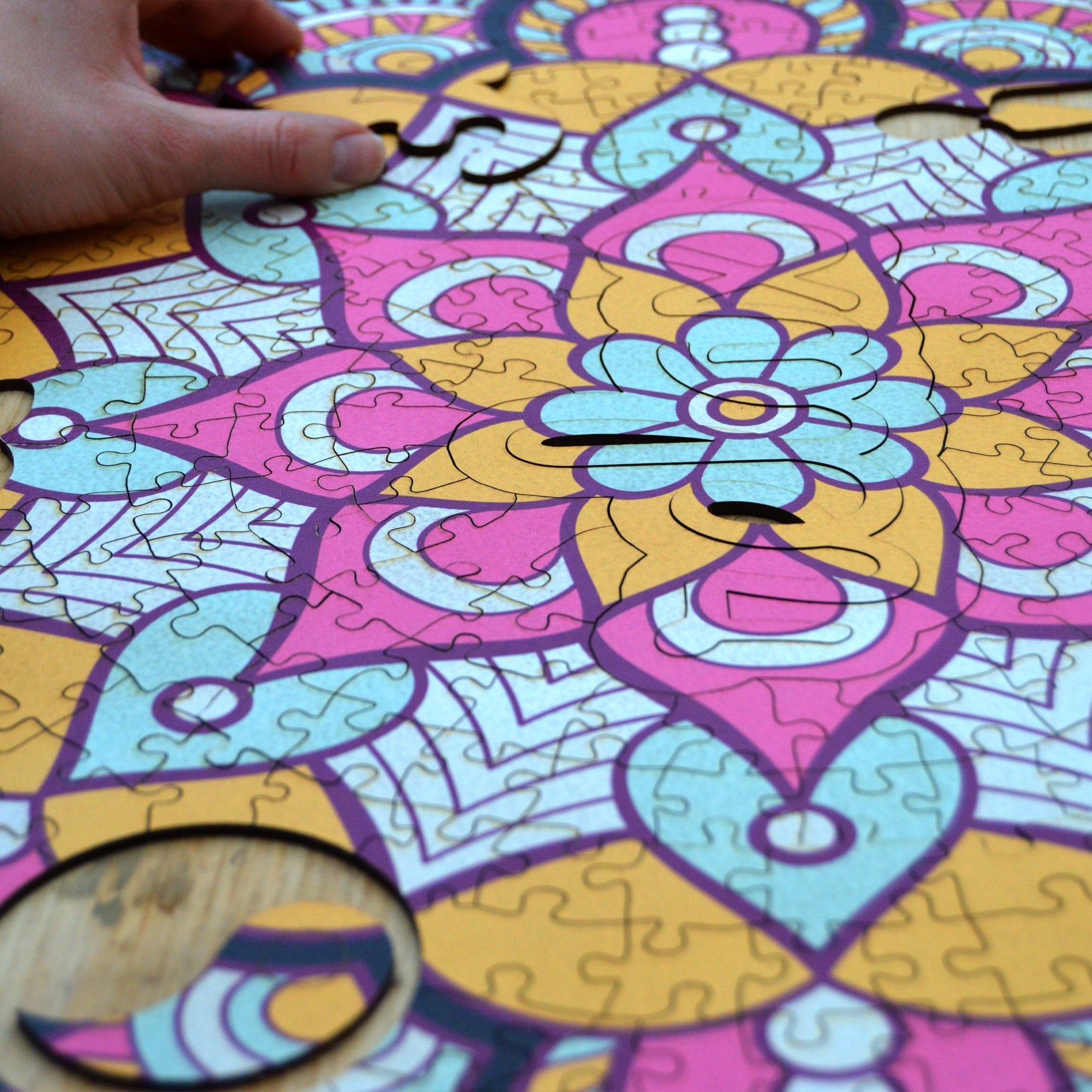 Mandala Wooden Puzzle "RELAX" *Whimsies edition