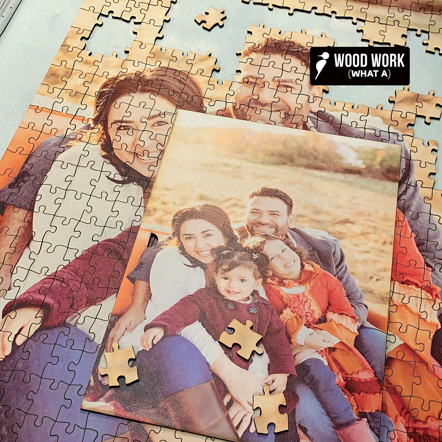 Personalized WOODEN puzzle, up to 1500 pieces