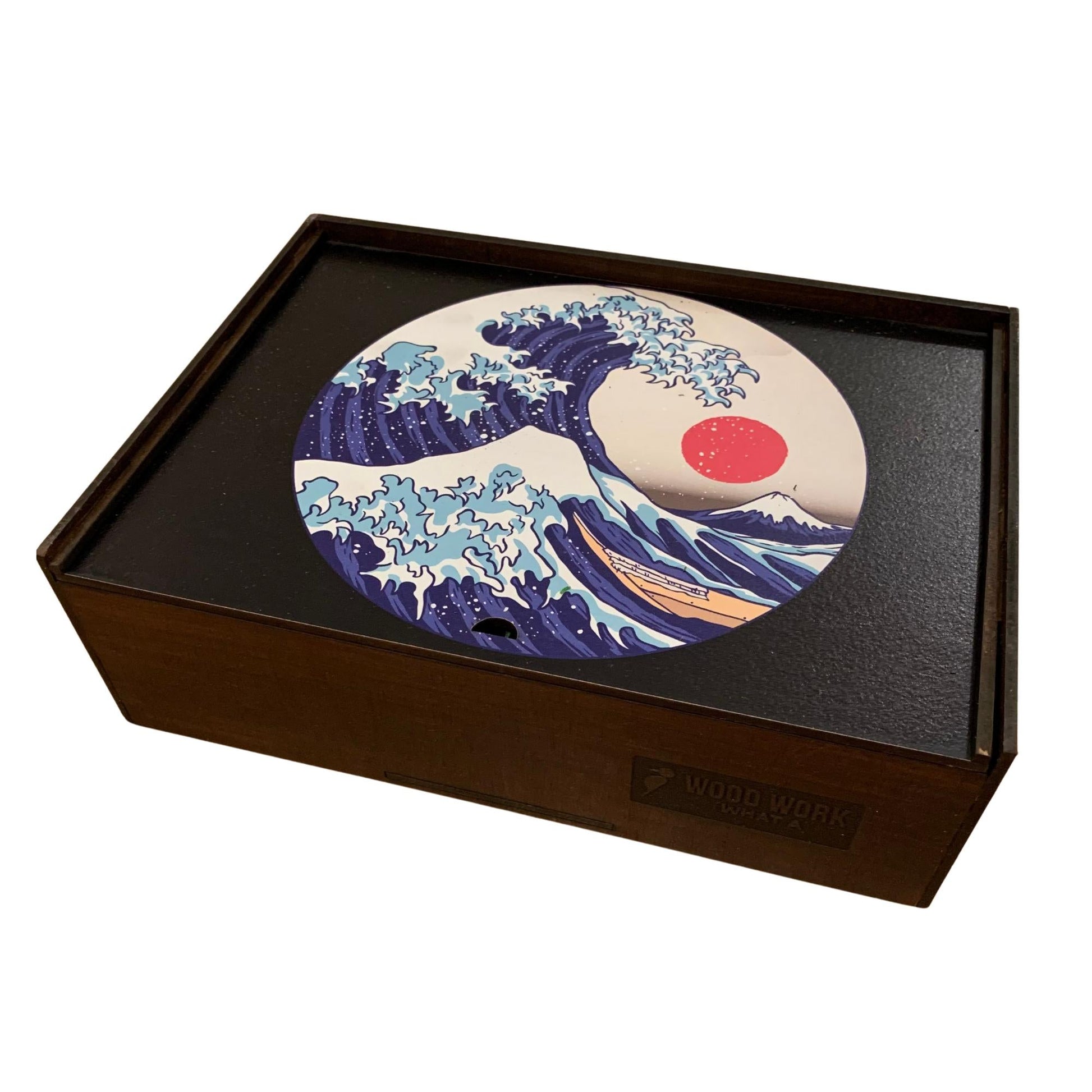 Round Wooden Puzzle "WAVE" | 31 inches 1000 pcs | Adult Jigsaw Puzzles