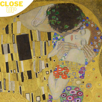 "The Kiss" Wooden Puzzle, Gustav Klimt