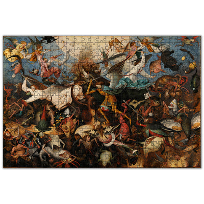 Fall of the Rebel Angels by Bruegel | Wooden Jigsaws for Adults | Wood Puzzle